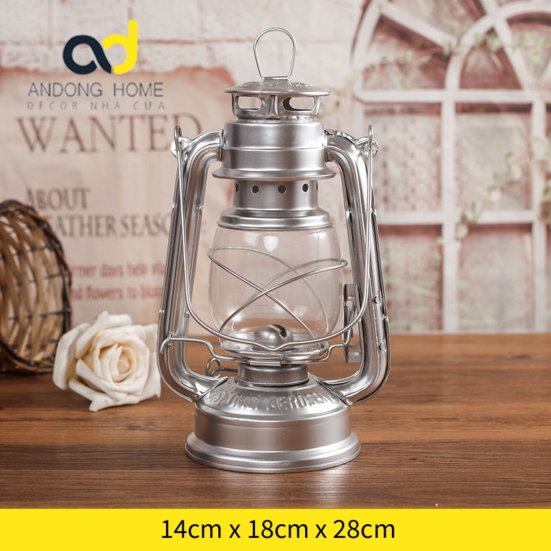 Mô hình Đèn bão 28cm Decor trang trí nhà cửa, quán cafe