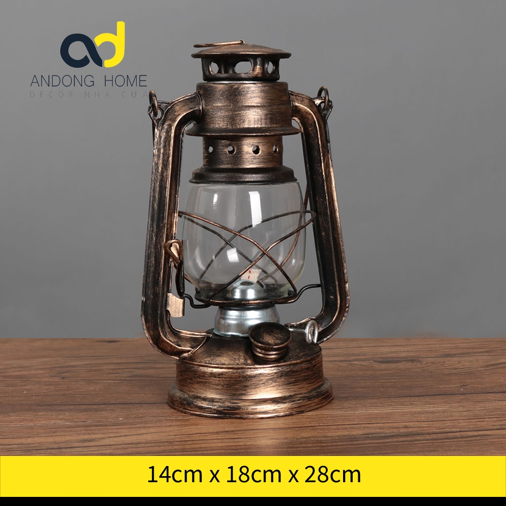 Mô hình Đèn bão 28cm Decor trang trí nhà cửa, quán cafe