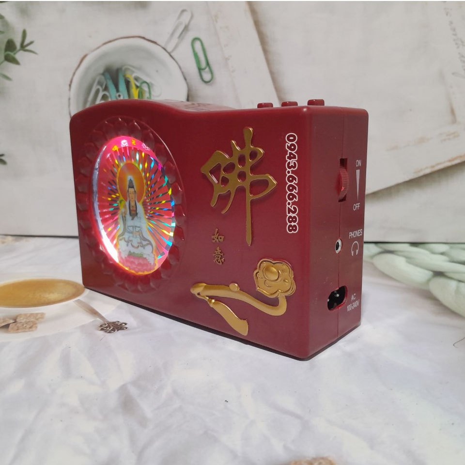 Đài tụng kinh niệm Phật 20 bài cài sẵn