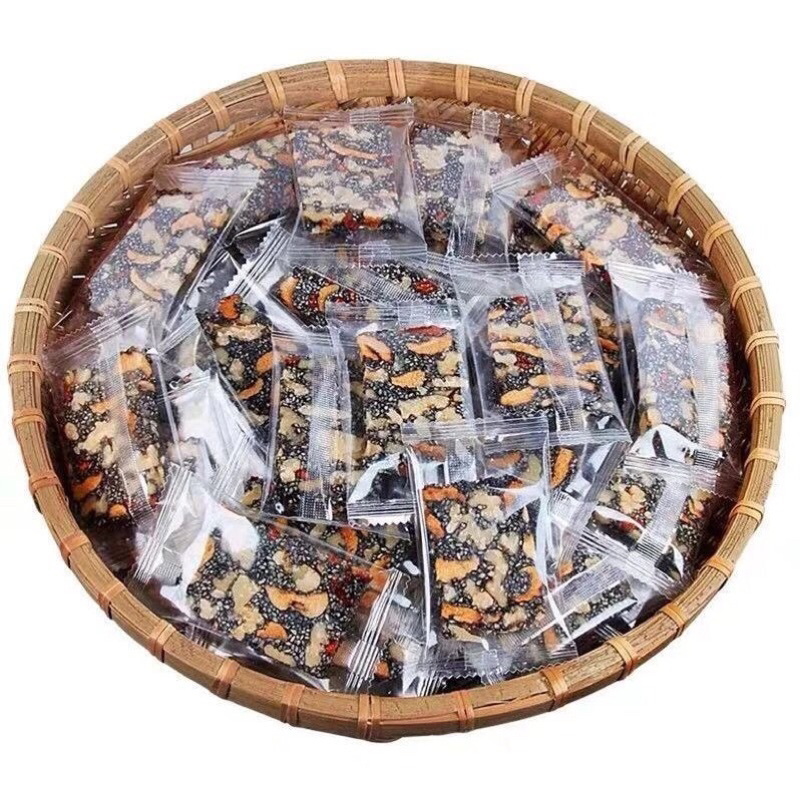 Bánh Mè Đen Táo Óc Chó Dinh Dưỡng Đen Tóc,Giảm Cân,Lợi Sữa