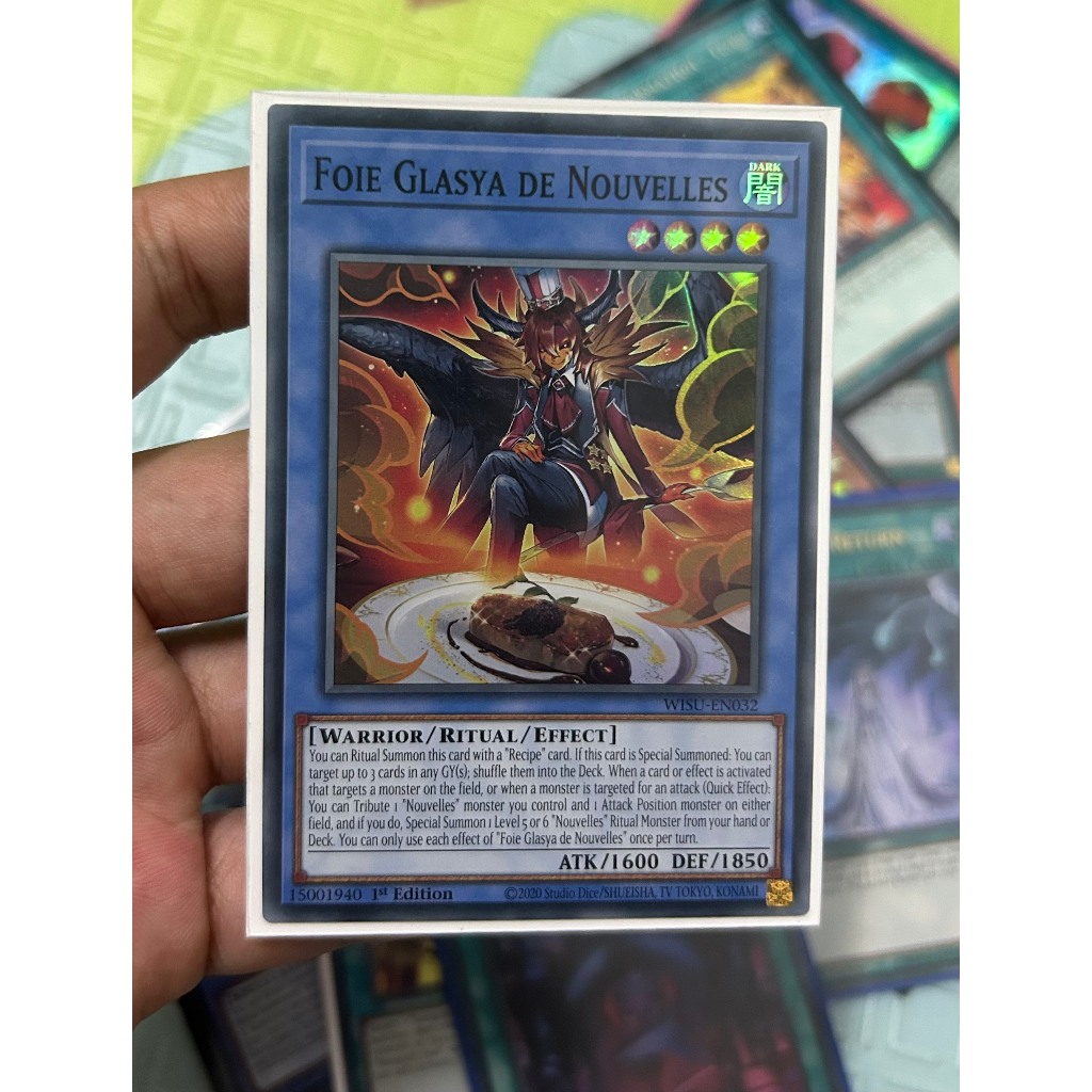 Thẻ bài Yugioh - Foie Glasya de Nouvelles - Super Rare