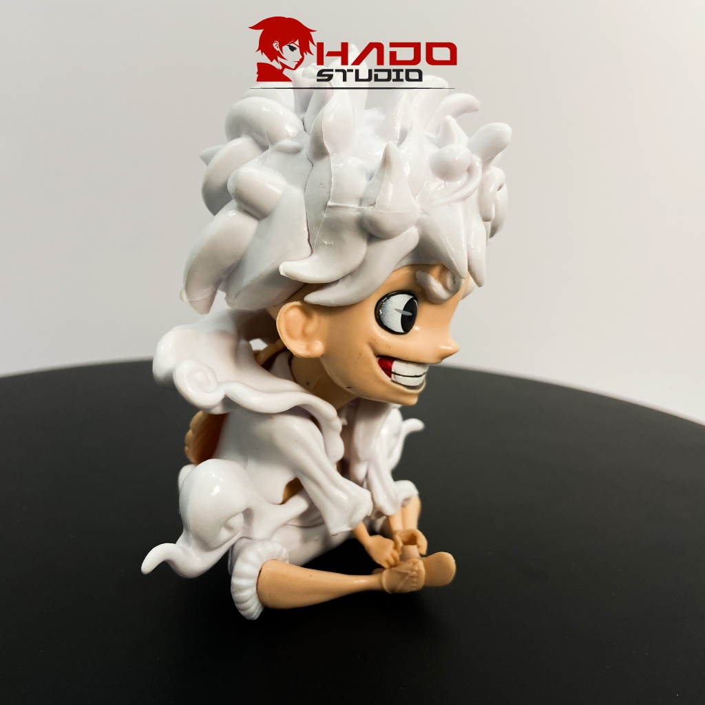 Mô hình Luffy Gear 5 Chibi, One Piece, cao 11.5cm