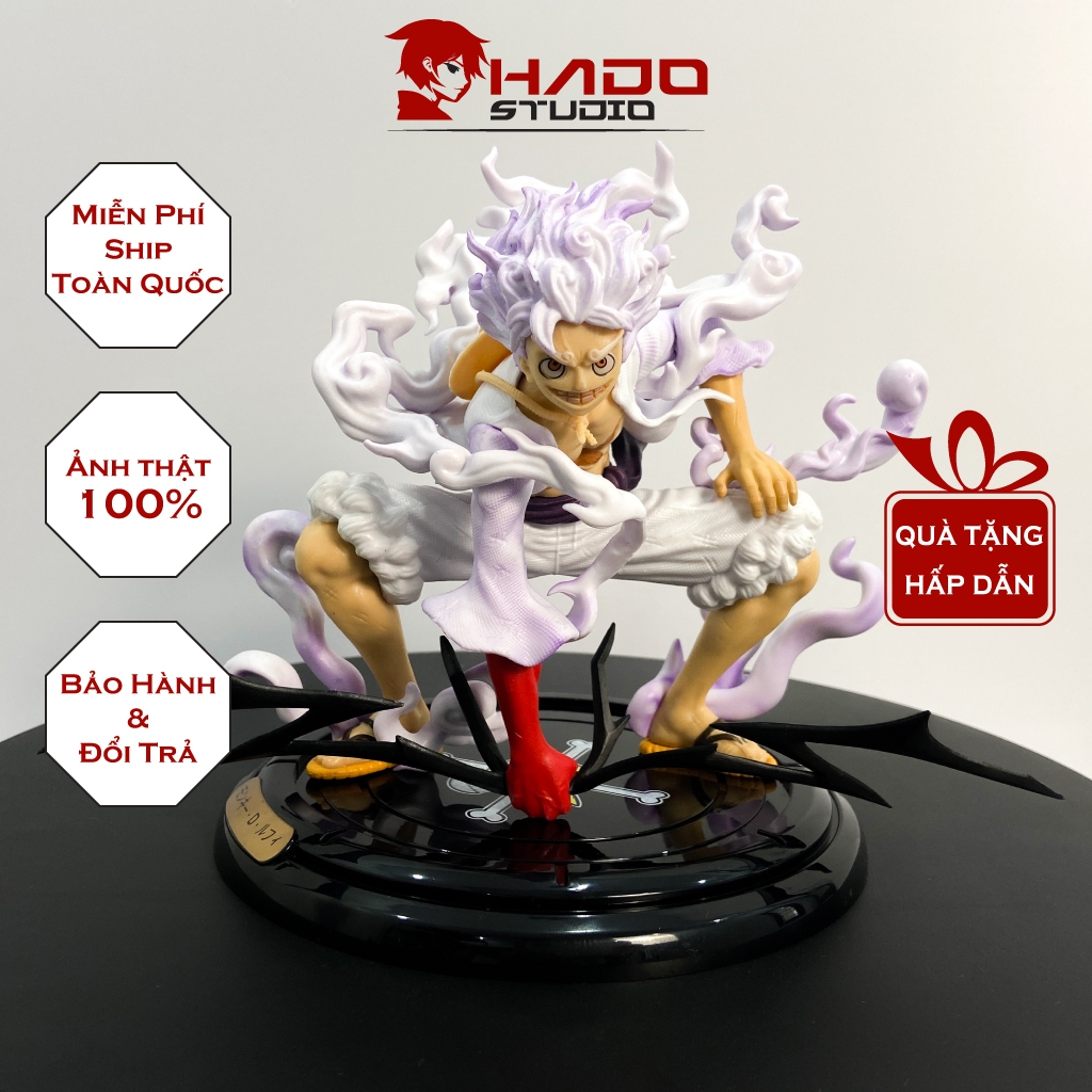 Mô hình Luffy Gear 5, One Piece, cao 18cm