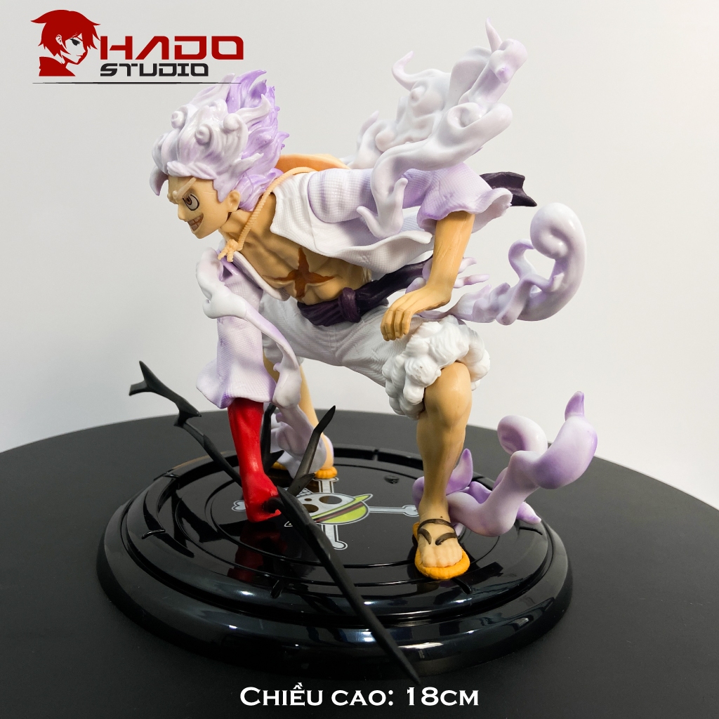 Mô hình Luffy Gear 5, One Piece, cao 18cm