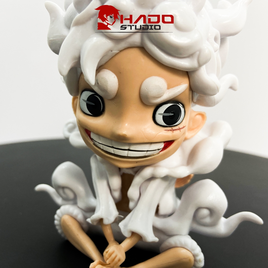 Mô hình Luffy Gear 5 Chibi, One Piece, cao 11.5cm