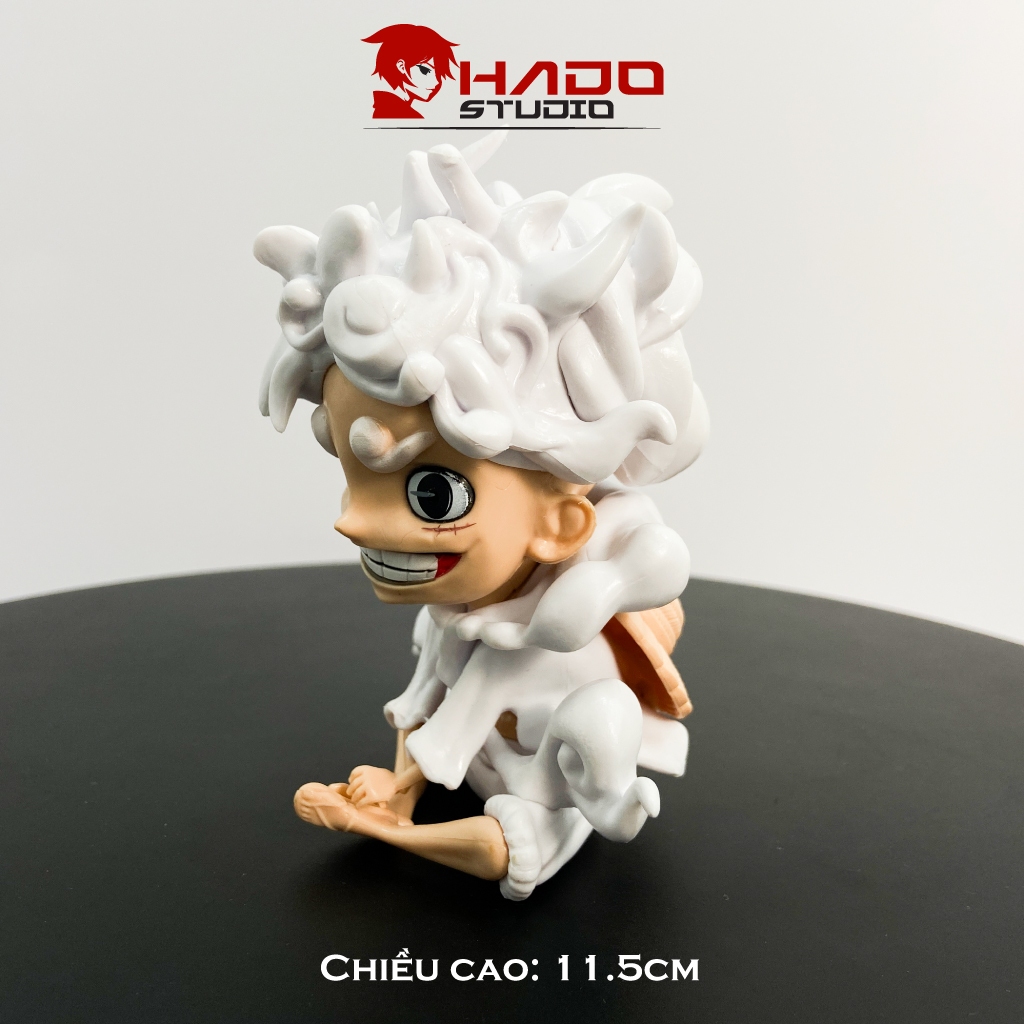 Mô hình Luffy Gear 5 Chibi, One Piece, cao 11.5cm