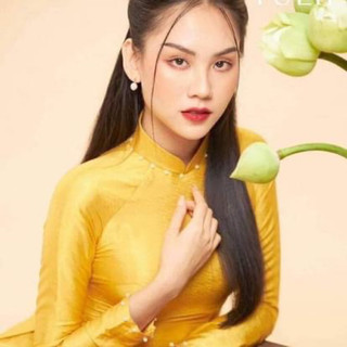 Áo dài vân gỗ sang chảnh