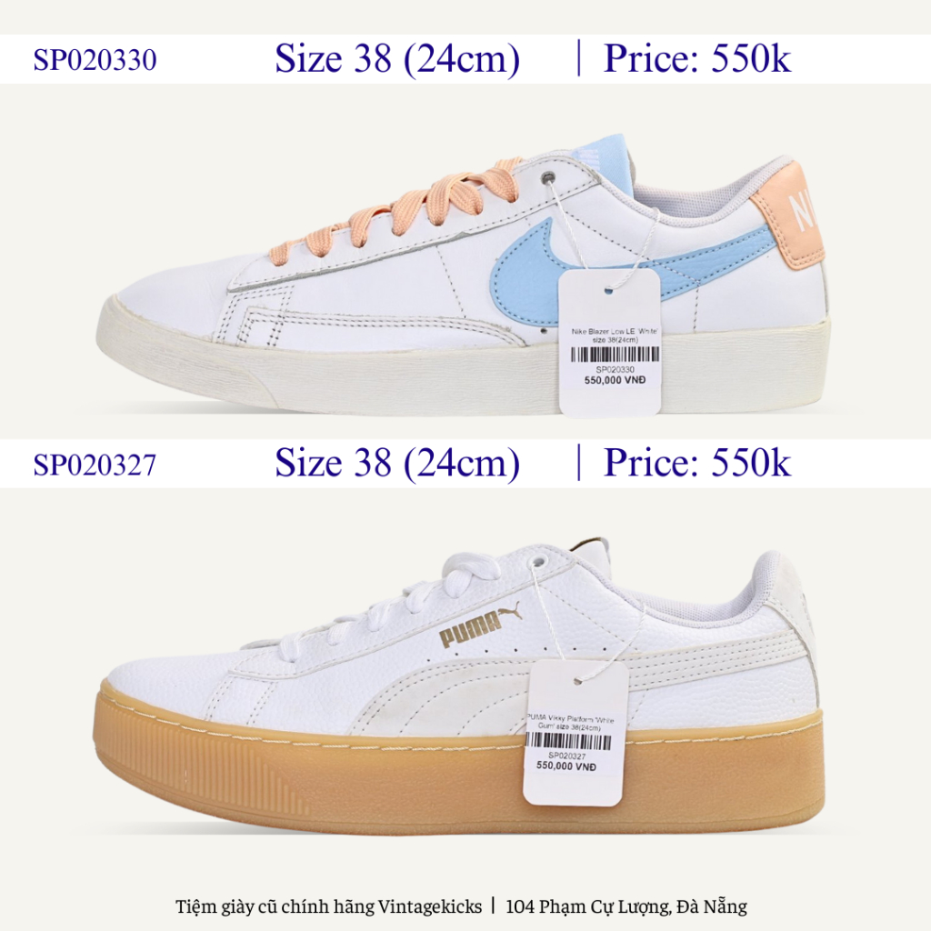 Giày 2hand thể thao Vintagekicks