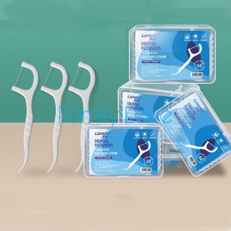 Hộp 50 Chiếc Tăm Chỉ Nha Khoa