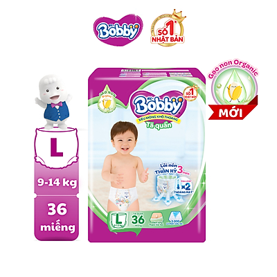 Tã quần Bobby S46/M42/L36/XL32