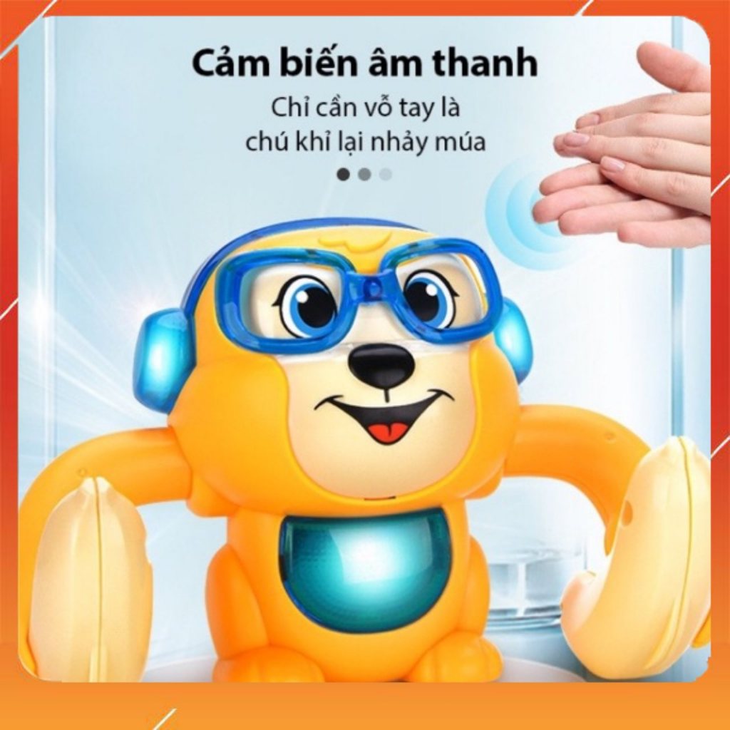 Đồ chơi khỉ nhào lộn | đồ chơi con vật | đồ chơi phát nhạc