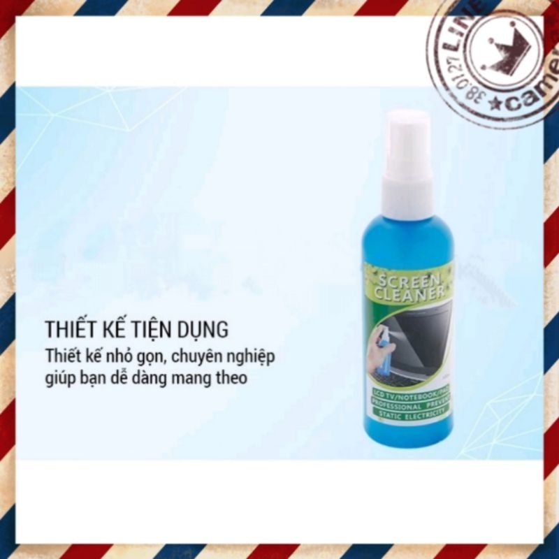 Bộ vệ sinh laptop, màn hình máy tính, bàn phím, màn hình điện thoại, tivi