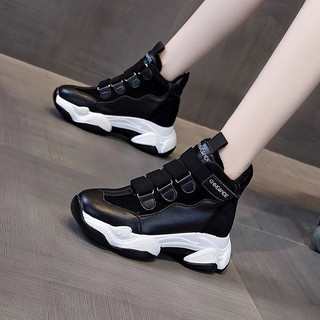 [Sẵn 37 ] Giày thể thao nữ cao cổ 8cm