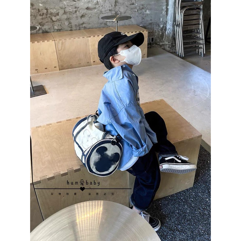 TÚI TRỐNG ĐEO CHÉO MICKEY CHO BÉ