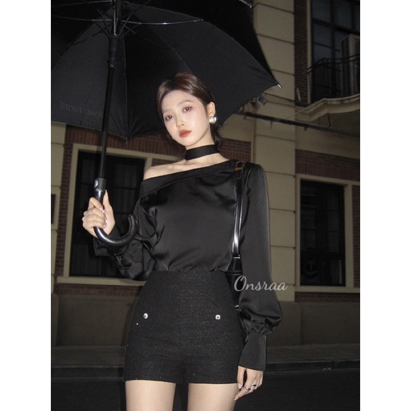 ✅ÁO LỤA LỆCH VAI SANG TRỌNG ✅MẪU MỚI VỀ TẠI SHOP