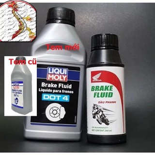 Dầu thắng DOT 4 Liqui Moly dầu thắng liqui DOT 4 cao cấp 500ml dầu thắng 1 chai khách chọn phân loại khi mua SP