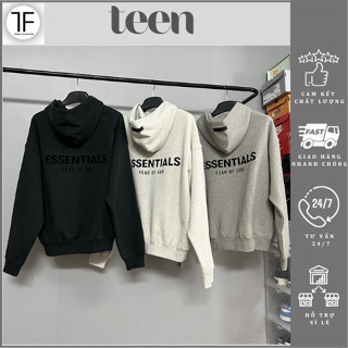 Áo hoodie FEAR OF GOD ESSENTIALS unisex oversize thời trang nam nữ chất liệu nỉ bông form rộng
