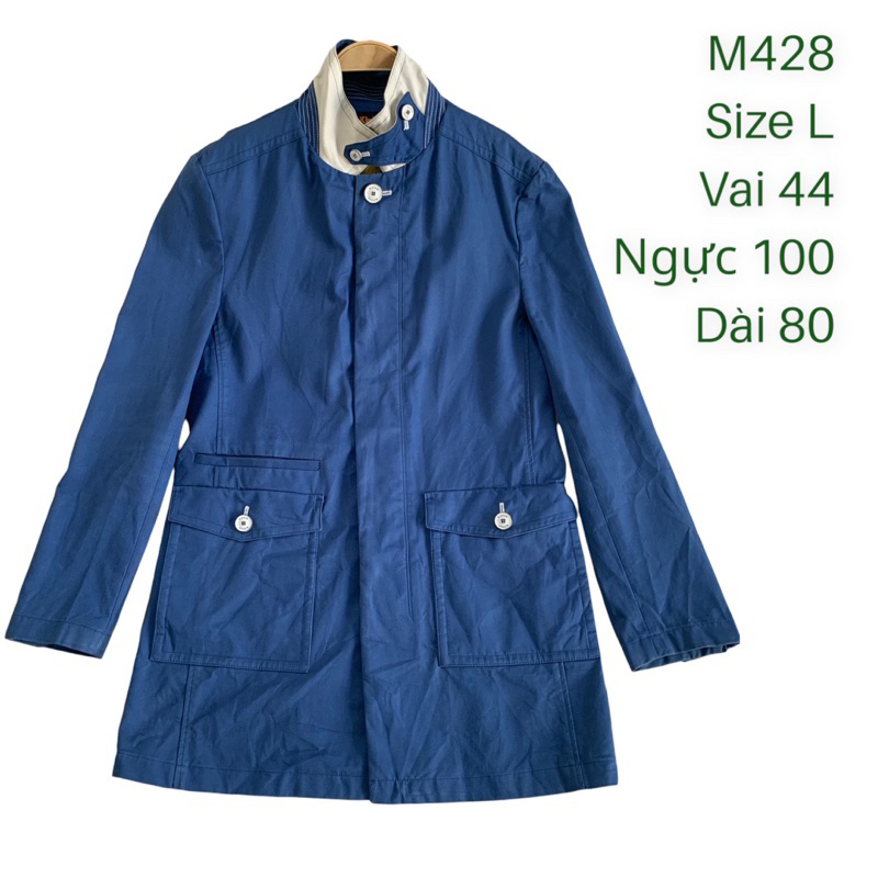 Áo khoác kaki M428 kiểu sơmi cài cúc giấu có túi bên trong chất kaki dày dặn 1 lớp 2hand Hàn si ảnh thật