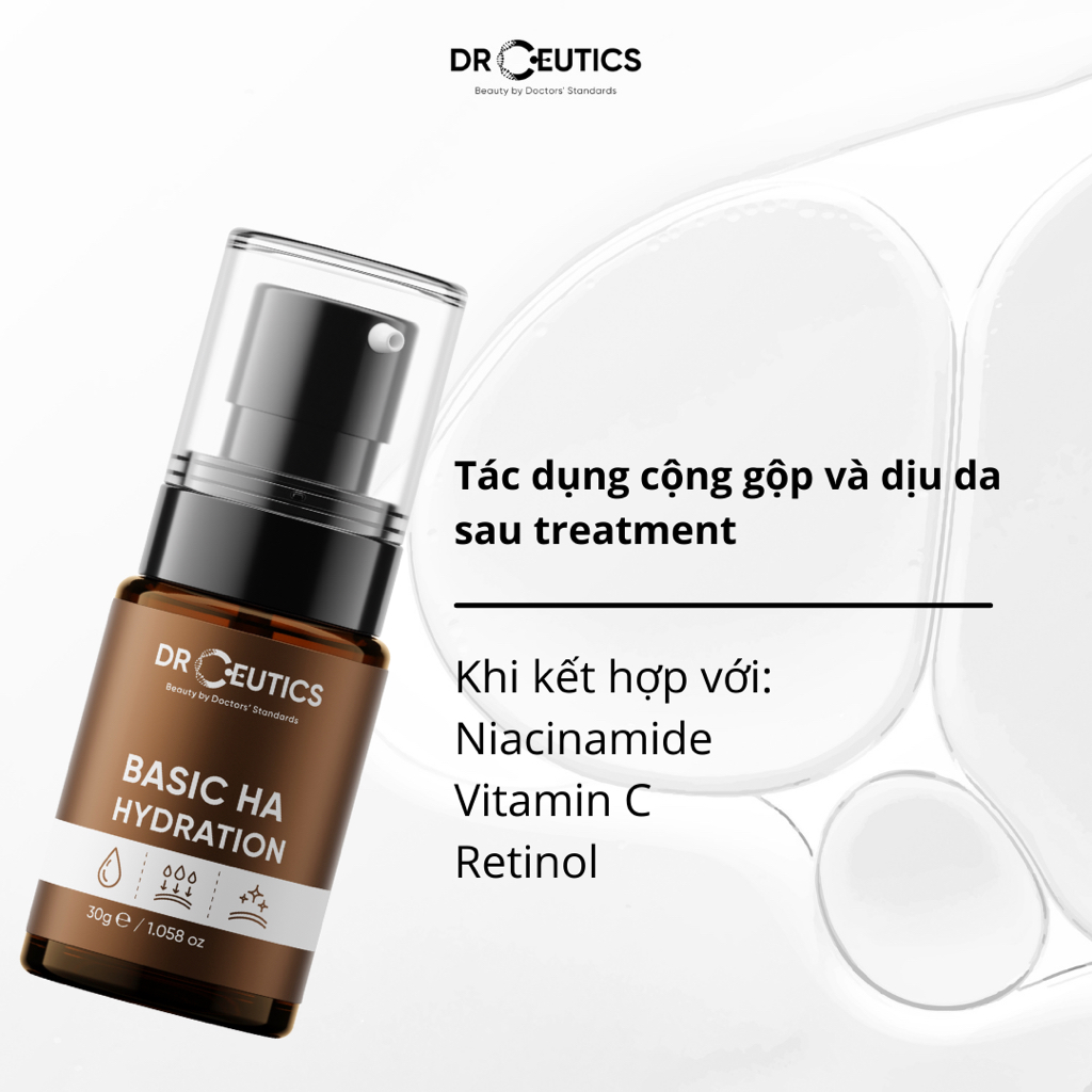 DRCEUTICS Tinh Chất HA Basic Hydration Drceutics Cho Da Dầu Mụn