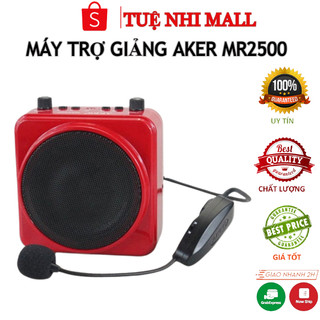 Loa trợ giảng aker mr2500w không dây cao cấp, kết nối bluetooth . máy trợ giảng aker mr2500w độ bền cao , dễ sử dụng