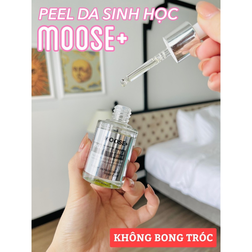 Serum Peel da Moose+ 30ml , thu nhỏ lcl, mờ sạm nám tàn nhang