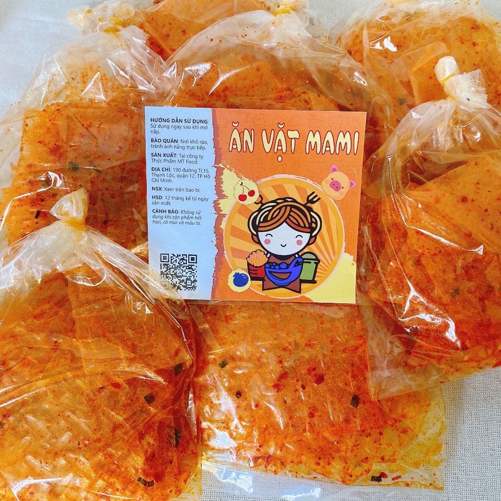 Bánh Tráng Lá Tôm Phô Mai Tây Ninh túi 40g MamiFood