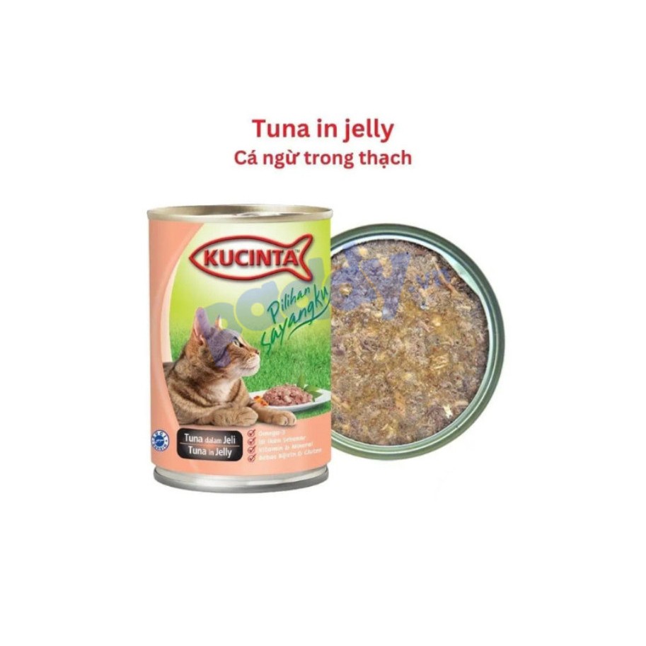 Pate Mèo Kucinta Từ Cá Thật - Malaysia