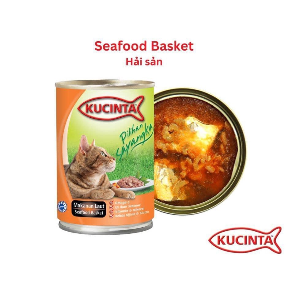 Pate Mèo Kucinta Từ Cá Thật - Malaysia