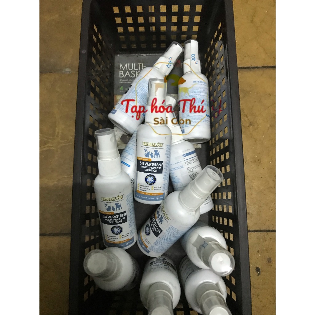 Chai xịt SILVERGIENE giúp sát khuẩn, giảm mùi hôi miệng và mau lành vết thương cho chó mèo