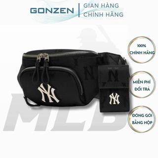 Túi đeo chéo màu đen thời trang cao cấp dành cho nam nữ, túi đeo bụng vải polyester canvas chống thấm nước_gonzen tx05