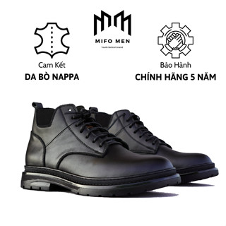  Giày Combat Boot MF-01 Chất Liệu Da Bò Nhập Khẩu Đế Khâu Tăng Cao Đến 7CM 