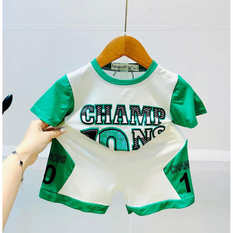 Tay ngắn quần ngắn thun lạnh 6-18 kí