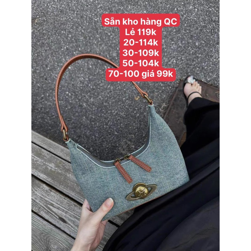 TÚI DÁNG BẦU ĐEO VAI TAG VŨ TRỤ