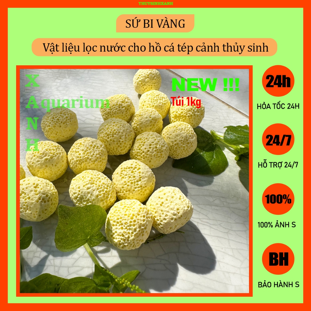 Vật liệu lọc nước hồ cá cảnh thủy sinh 1kg