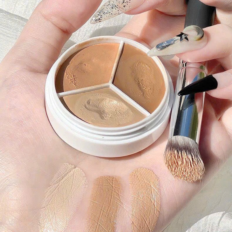 Bảng Triệt Sắc - Kem che khuyết điểm FAMOTY Xiaoyumi che phủ khuyết điểm sạm nám thâm mụn sẹo siêu bền Makeup lâu trôi