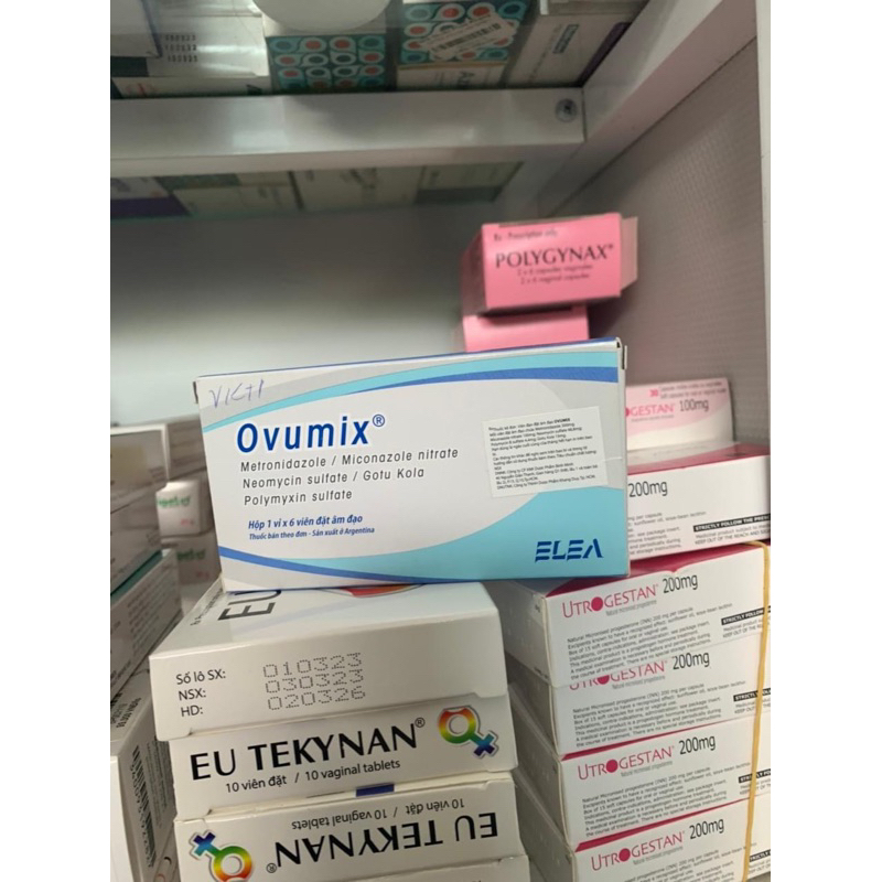 Ovumix hộp 1 vỉ *6 viên