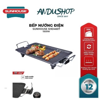 Bếp nướng điện sunhouse shd4607 1500w , bảo hành toàn quốc