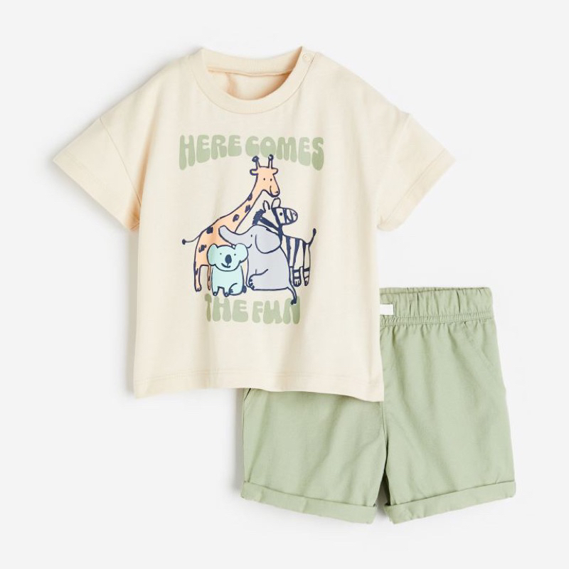 Set bộ HM săn sale cho bé trai 9-18kg