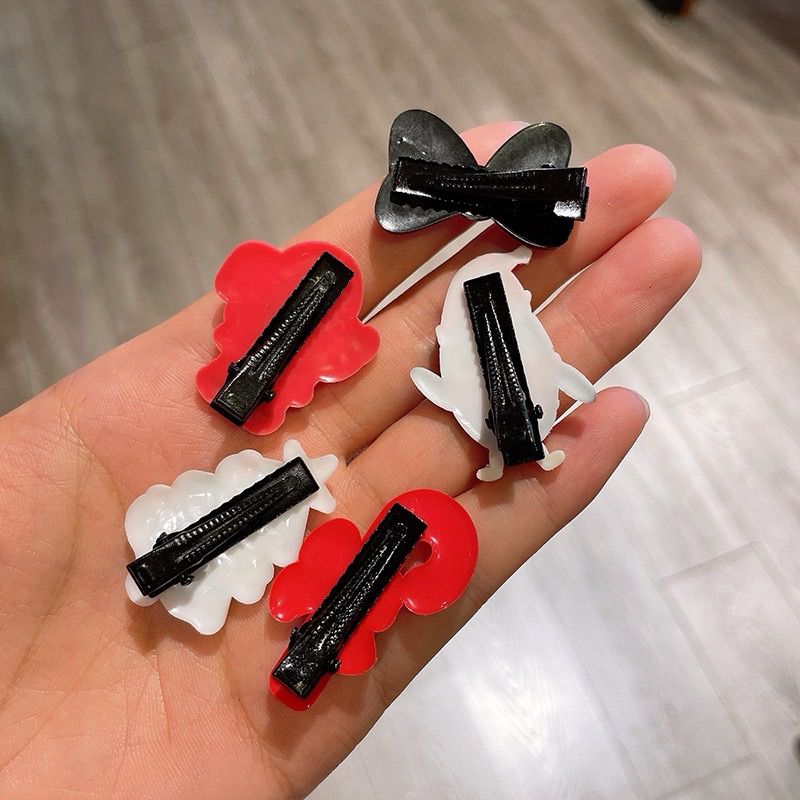Sét 10 kẹp tóc hoạ tiết noen giáng sinh cho bé yêu