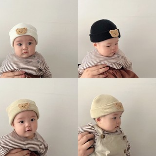 Mũ nón len cho bé hình gấu dễ thương size 6-24 tháng mami babi