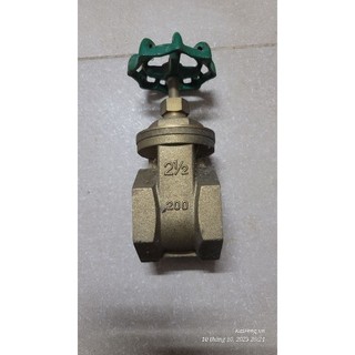 Van cửa đồng thau 2 1/2", dn63, phi 75