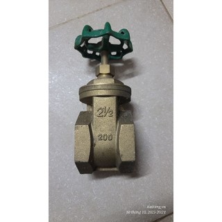 Van cửa đồng thau 2 1/2", DN63, Phi 75