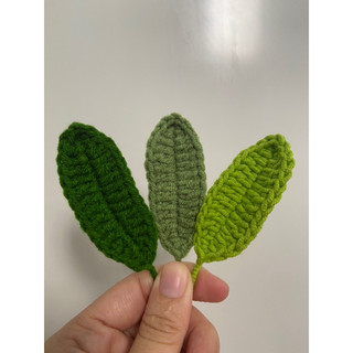 Lá bông tulip 15-20 bính bằng len, ib chọn màu