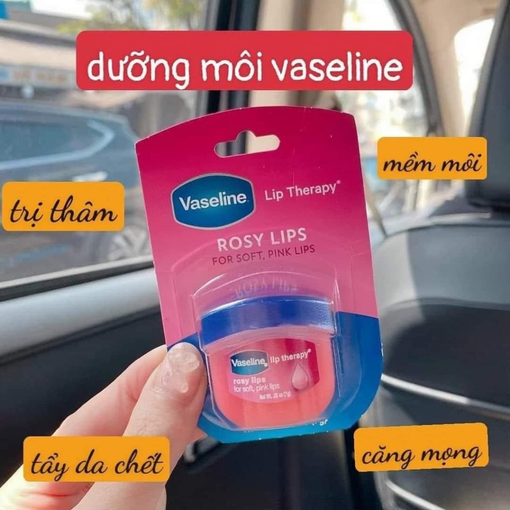 Sáp Dưỡng Môi Hồng Xinh Vaseline Lip