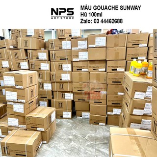 Màu gouache Sunway hũ 100ml