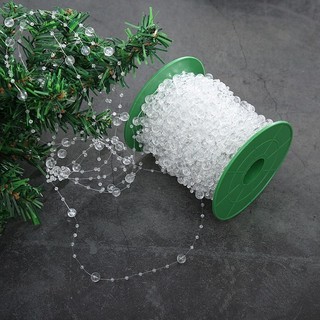 Chuỗi hạt làm dây đèn lồng, bó hoa cưới handmade