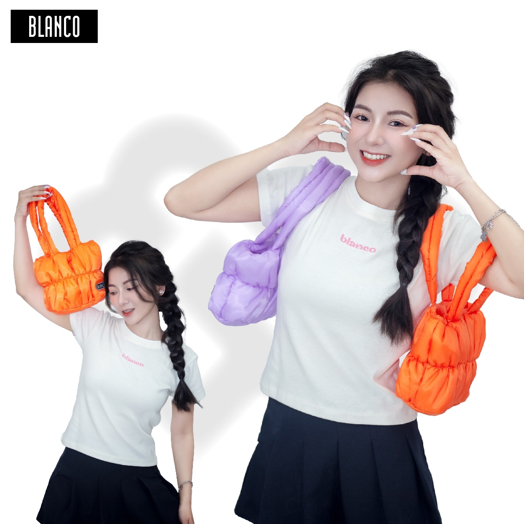 Túi xách cầm tay dún chần bông BLANCO Dip Small Bag SD002