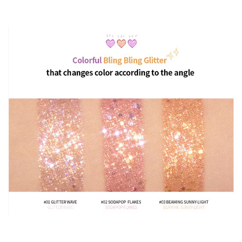 Nhũ Mắt Kim Tuyến Peripera Sugar Twinkle Liquid Glitter