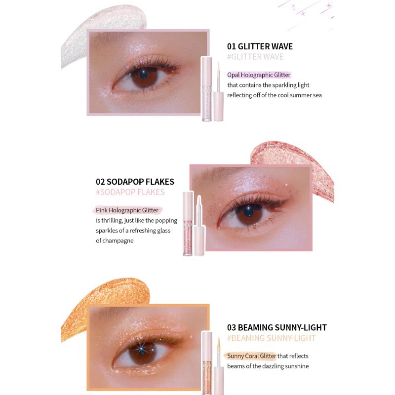 Nhũ Mắt Kim Tuyến Peripera Sugar Twinkle Liquid Glitter