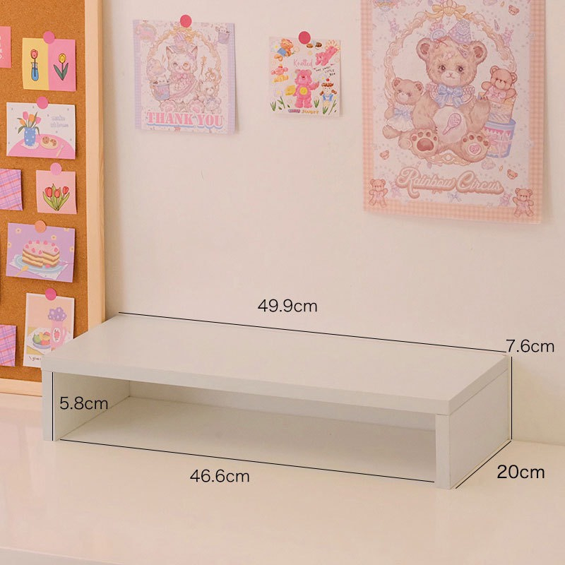 Kệ Để Màn Hình Máy Tính, Để Sách và Đồ Văn Phòng Trên Bàn Làm Việc.